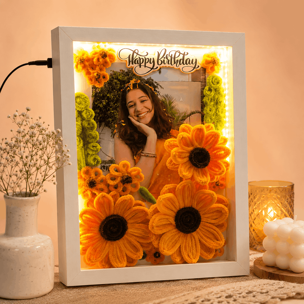 Beautiful Floral Frame For Birthday