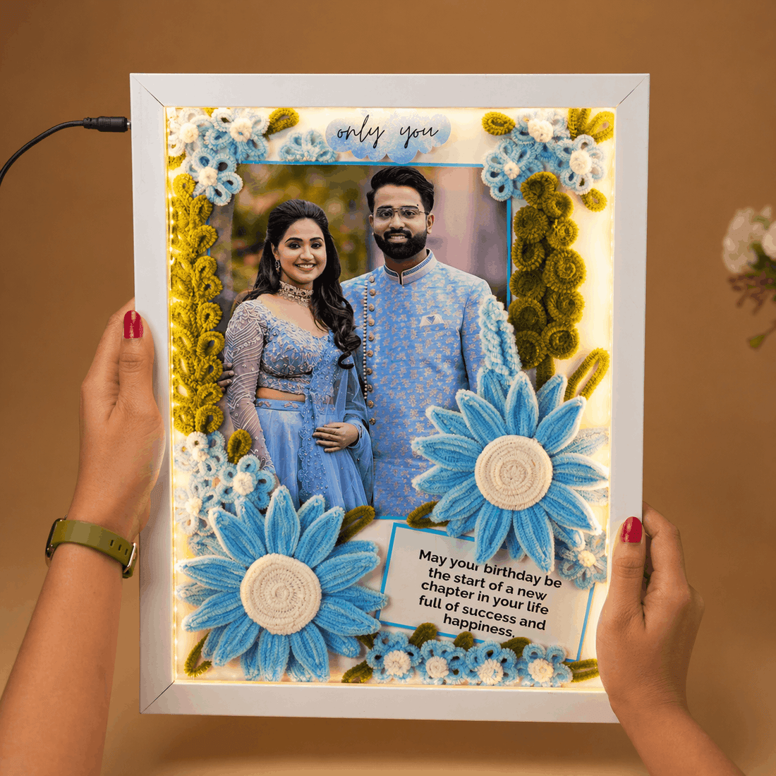 Beautiful Floral Frame For Birthday