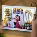 Personalised 3D LED Photo Frame with 10 Photos