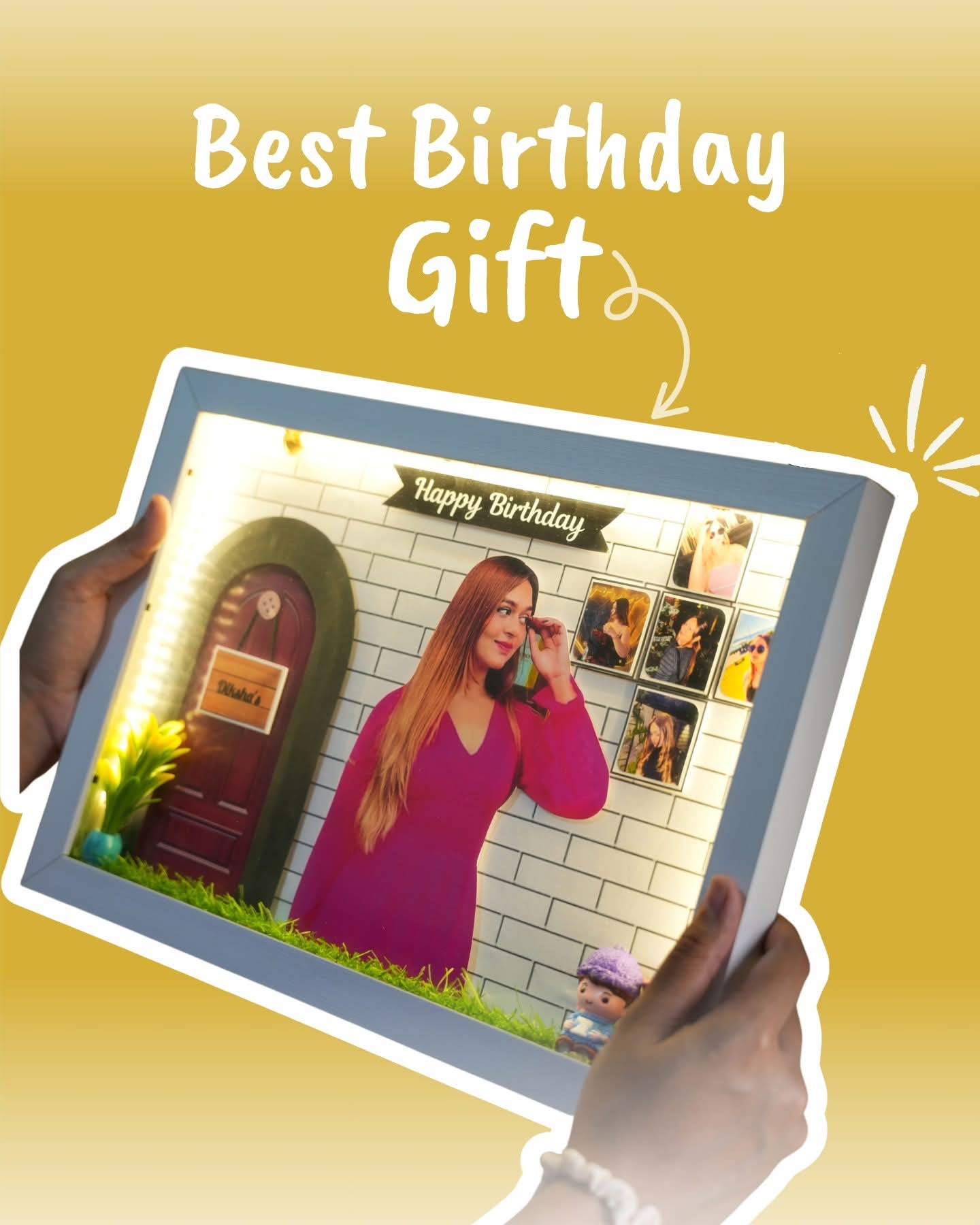 Beautiful Birthday Miniature Frame