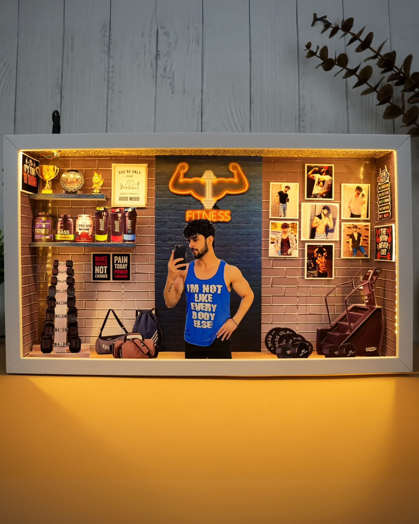 The Perfect  Gift" 3D Miniature Frame