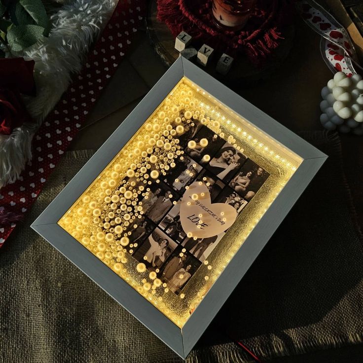 Beautiful LED Floating Pearl Frame